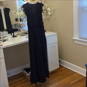 Navy Blue Boho Dress